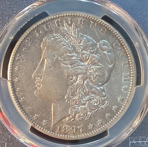 1897-O Morgan Dollar - PCGS XF-45 - Nice Light Toning...#580 - Picture 1 of 4
