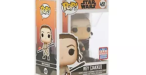 Funko Pop! Disney Star Wars 'REY' Jakku Bobble-Head #451 2021 edición limitada de verano - Imagen 1 de 3