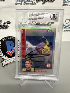 GRIFFIN COLAPINTO FIRMATO AUTOGRAFO 2024 TOPPS CROMO SU CARTONCINO BECKETT BGS BAS - Foto 1 di 8
