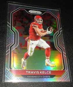 Travis Kelce, 2020 Panini Prizm, Silver Prizm Parallel, Kansas City Chiefs - Picture 1 of 13