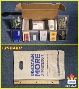 67 Kmart + Sears + Starbucks Tarjetas de Regalo Valor $0 + Bolsas + Etiquetas + Pegatinas Lote #3 - Imagen 1 de 24