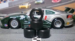 1/32 URETHANE SLOT CAR TIRES 2pr PGT-20124LM fits SCALEXTRIC Jaguar XKRS - Picture 1 of 1