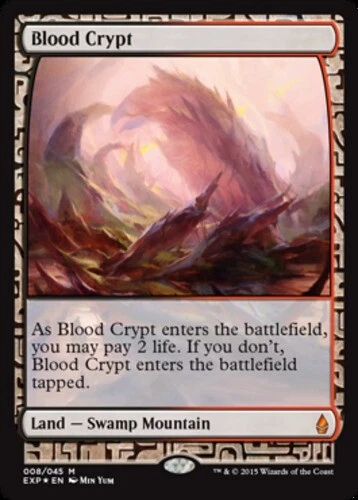 [1x] Blood Crypt - Foil Near Mint, English Expedition Lands MTG Magic - Image 1 of 1