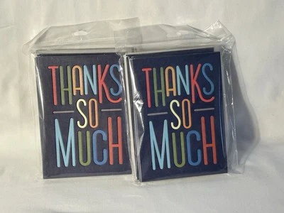 Hallmark Boxed Thank You Cards – 2 Packs of 10 (20 Total) – Blank Inside - Image 1 of 4