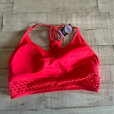 Sujetador deportivo Victoria Secret rosa Ultimate rojo vibrante nuevo con etiquetas Foto 1 de 4