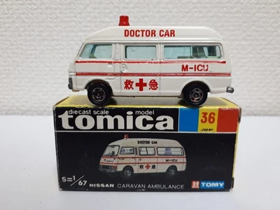 Tomica - No.36 Nissan Caravan Ambulance Made In Japan - Image 1 of 4