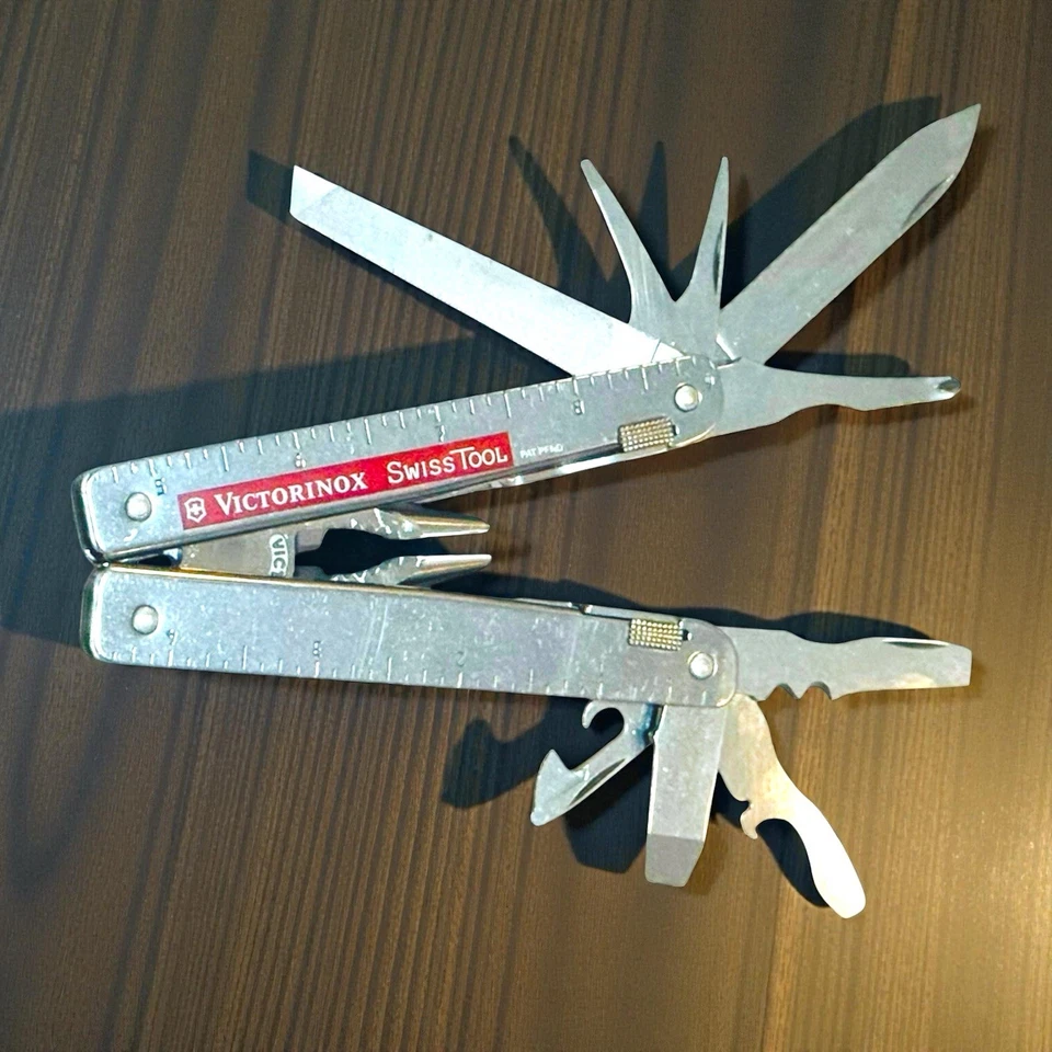 Victorinox SwissTool мульти инструмент из нержавеющей стали винтажный редкая Pat ожидание издание - Изображение 1 из 4