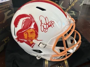 Warren Sapp Signed Buccaneers Alternate Full Size Replica Helmet BAS COA - Picture 1 of 13