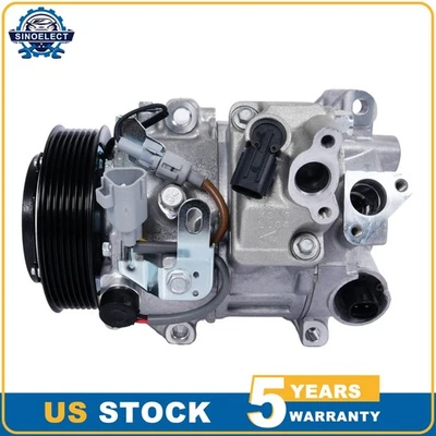 Compresor de aire acondicionado con embrague para Toyota Avalon Camry Highlander Lexus ES350 RX350 Foto 1 de 4