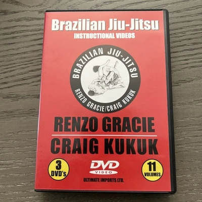 'Brazilian Jiu-Jitsu Instructional Videos' Renzo Gracie/Craig Kukuik DVD 3-Discs - Image 1 of 4