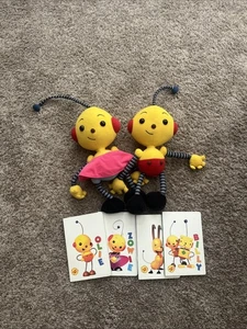 2 Lot Rolie Polie Olie Plüsch & Zowie TV Disney Vintage mit Buchset - Bild 1 von 17