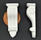 Dolls House Plaster Wall Corbels Pair DIY 1:12 Scale Miniature LV tumdee