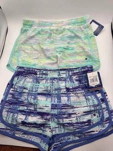 Set Of 2 Girls Champion Lightweight Running Shorts SZ XL Pretty Summer Colors - Picture 1 of 5