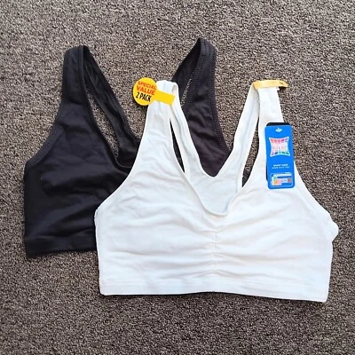 Paquete de 2 sujetadores Hanes X-Temp Comfort Flex Fit blanco/negro talla M AF5-3 Foto 1 de 4