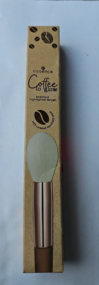 essence Highlighter Pinsel neu OVP Limitiert *Coffee to glow* mit Duft - Bild 1 von 1