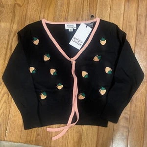 UNIQUE Vintage Strawberry Sweater Xs - Picture 1 of 4
