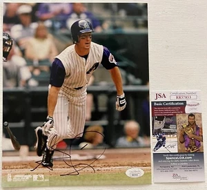 Steve Finley Signed Autographed Glossy 8x10 Photo Arizona Diamondbacks : JSA COA - Picture 1 of 1