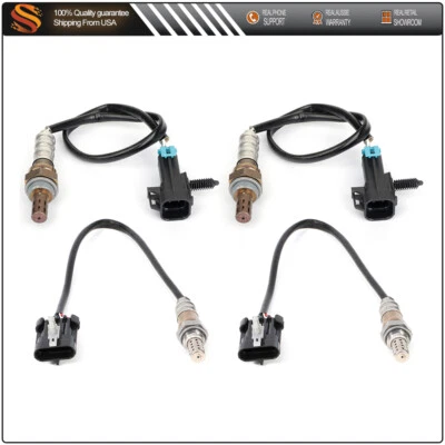 Sensor de oxígeno térmico para 96-99 GMC C1500 Suburban 5,7 L O2 02 4 piezas Upsteam inferior Foto 1 de 4