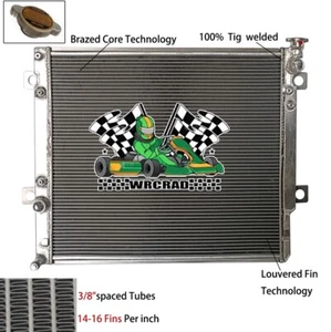 Aluminum Radiator For 2007-2014 2013 2012 TOYOTA FJ Cruiser 4.0L V6 AT DPI:2580 - Picture 1 of 9