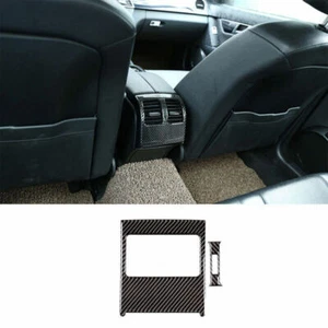 For Benz 2007-14 C-Class Real Carbon Fiber Inner Rear Air Outlet Vent Cover Trim - Picture 1 of 8