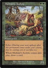 Multani's Acolyte *PLAYSET* Magic MtG x4 Urza's Legacy MP