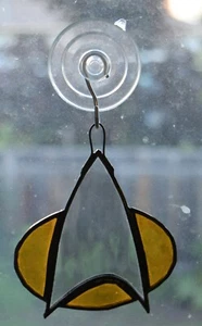Star Trek - Stained glass window hanger ornament - Bild 1 von 1