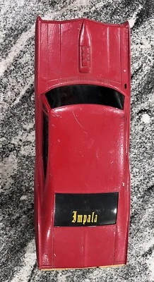 Vintage Red 1967 Chevy Impala Lowrider Radio Shack RC Car Used AS IS UNTESTED - Image 1 of 4