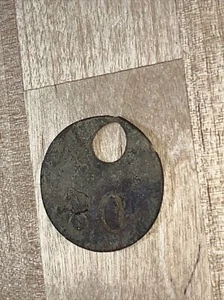 Etiqueta de identificación vintage de mineros coleccionables - Imagen 1 de 4