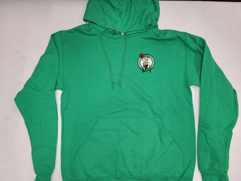 20603 Mens Majestic BOSTON CELTICS Pullover Hooded Hoodie SWEATSHIRT KELLY New Cover