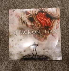 Attack On Titan Original 2015 2LP Vinyl Soundtrack RARE Green Marble Shiro Sagis - Picture 1 of 3
