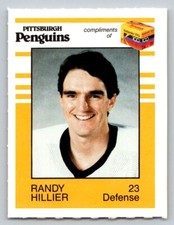Randy Hillier 1987-88 Pittsburgh Penguins Kodak