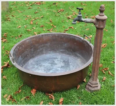 Brunnen Becken Kupfer Kessel Wasser Kaskade 1920 • 500€