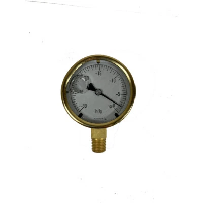 NOSHOK 25-300-30-VAC Pressure Gauge, Glycerin Filled, 1/4" NPT - - Image 1 of 2