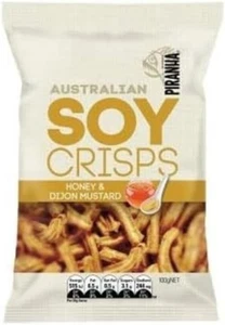 Piranha Honey and Dijon Mustard Soy Crisps 100 G - Picture 1 of 12