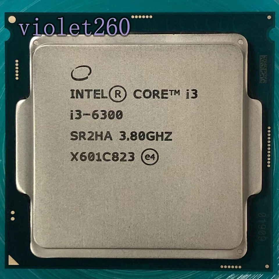 6Th Gen Intel Core i3-6300 LGA 1151 CPU Processor 3.8 GHz Dual-CoreSR2HA - Image 1 of 1