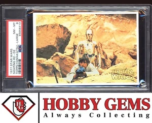 SKYWALKER C-3PO PSA 8 1977 Star Wars Topps Yamakatsu Large Sighting R2-D2 C1 - Picture 1 of 2