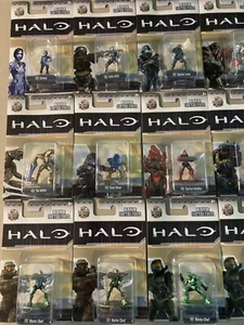 2017 Lot/12 Halo Nano Metalfigs Collectible Figures New Sealed w/ Duplicates #5 - Picture 1 of 7