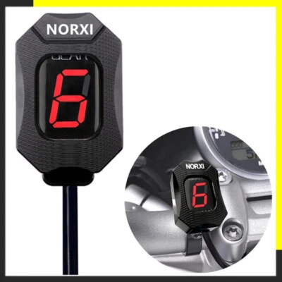 Motorcycle Gear indicator for Yamaha FZ6 FZ8 R1 MT01 MT-03 FZ16 fjr1300 RED - Image 1 of 4