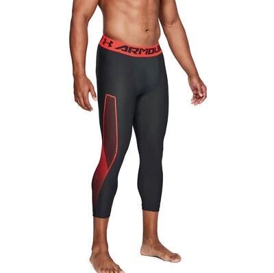 Mens Under Armour Graphic 3/4 Compression Pants 1309925 Multiple Size & Color - Image 1 of 4