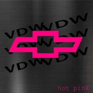 x2 Chevy Bowtie Sticker Chevy Bowtiel  deca- Chevrolet Bowtie Decal Sticker 5" - Picture 1 of 24