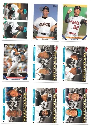 1993 Topps Baseball Trading Cards / You Choose #s 501 - 751 / mb25 - Image 1 of 4