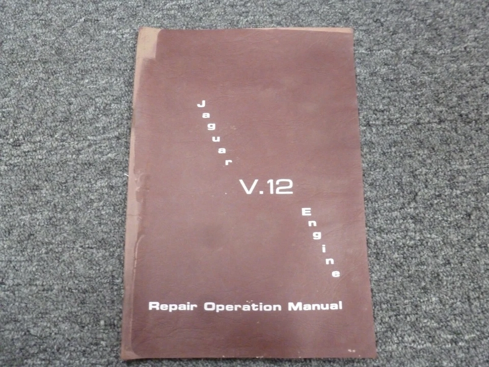 1971-1974 Jaguar E-Type V12 Engine Operator & Service Repair Manual 1972 1973 — 第 1/1 张图片