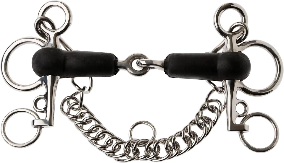 Broca de pelham de pulgar Tom articulada de goma Foto 1 de 1