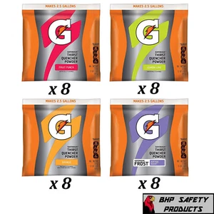 GATORADE POWDER VARIETY, DRINK MIX, YIELDS 80 GALLON, 21 OZ POUCHES (CASE OF 32) - Picture 1 of 7