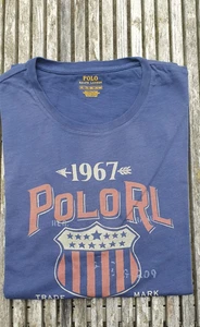 Ralph Lauren POLO T- Shirt Washed Navy 100% Cotton XXL - Picture 1 of 5