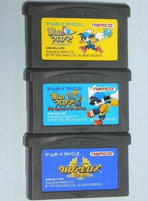 Kaze no Klonoa & G2 Dream Champ Tournament & Klonoa Heroes set GBA Japan Ver. - Image 1 of 2