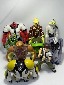Bandai Ben 10 Alien Collection Bundle Of 9 Big Action Figures - Picture 1 of 24