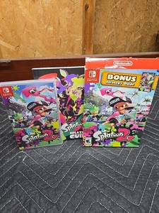 Nintendo Splatoon 2 Starter Pack Nintendo Switch Video Game With Strategy Guide - Picture 1 of 7