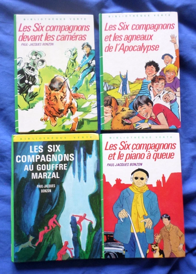 Lot de 4 livres Les six compagnons / Bonzon / Bibliothèque verte - Photo 1/1