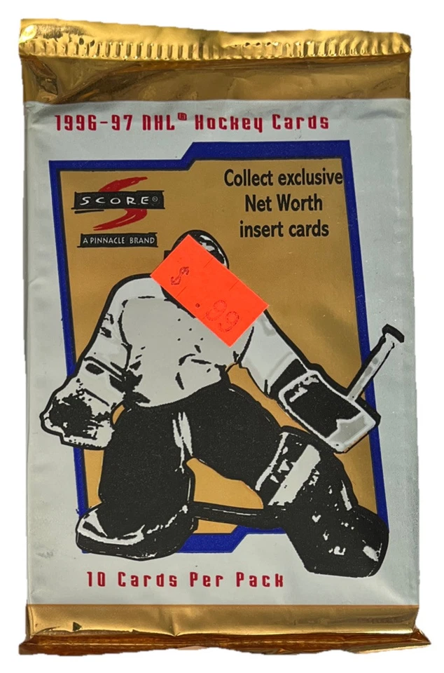 2 packs - 1996-97 Pinnacle Score Hockey 20 Card jumbo Packs